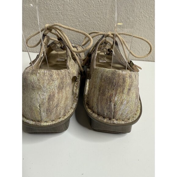 Alegria Valerie Gladiator Southwestern 38 7.5 8 Lace Up Leather Sandals VAL-7762 - Picture 7 of 11